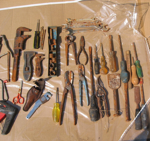 Job lot mixed vintage tools - job,