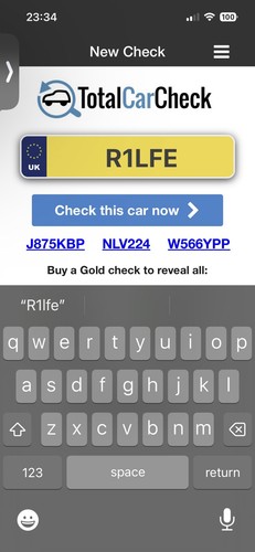 Private plates r1lfe - r1lfe, on