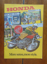 Honda Motorcycles Range 1976 UK Market Sales Brochure
