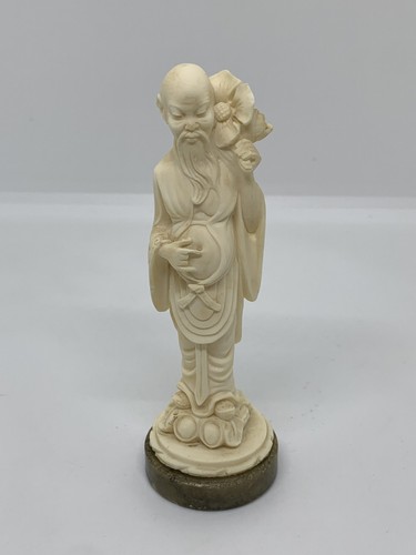 Vintage asian man figurine - man, on
