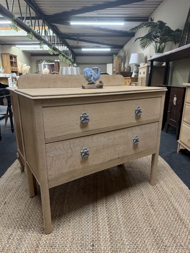 Stripped oak chest - oak, of