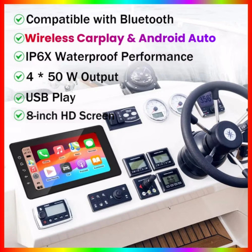 Marine waterproof stereo - marine,
