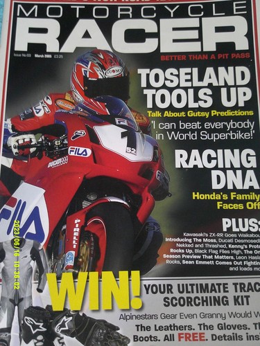Motorcycle racer 2005 - , 03/2005