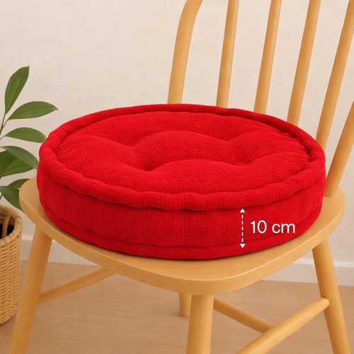 Fleece round booster cushion - round,