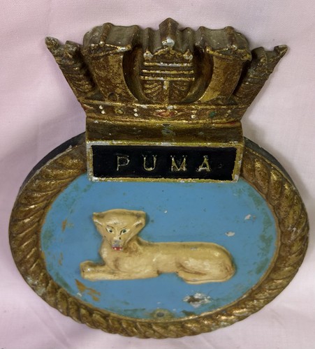 Vintage hms puma boat - puma, (f34)
