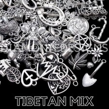  Tibetan Silver Mixed Charms
