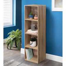 2/3/4 Tier Cube Unit Storage Cabinet Free-Standing Wooden Furniture Living Room
