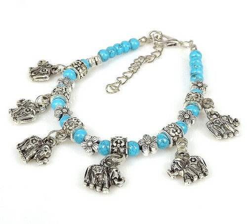 Tibetan silver elephant - silver,