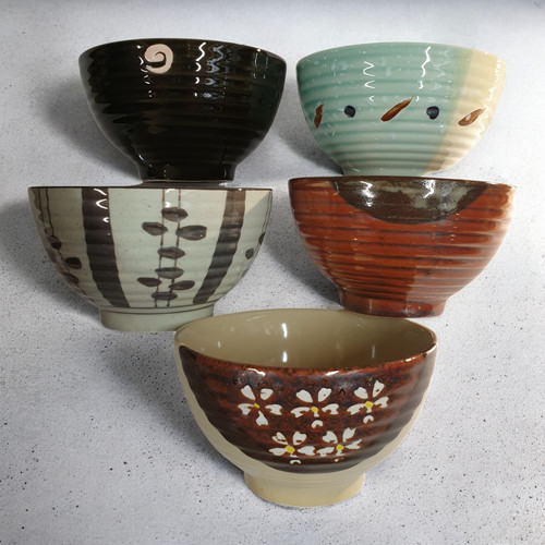 Chinese rice bowls mixed - chinese,