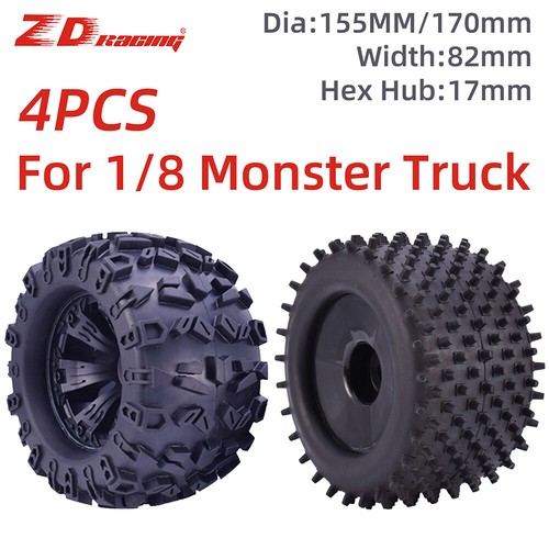 2pcs racing 17mm hex - racing, 155mm