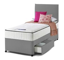 Single Divan Bed Set 3FT Drawer Option With Mattress for Kids Adults & Children