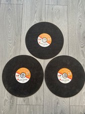 VJT  305mm CUT OFF SAW A24RBF METAL CUTTING DISCS X 3 BLADES