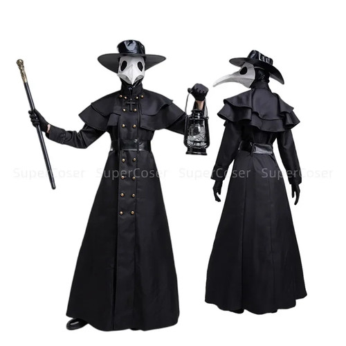 Halloween medieval hooded robe - halloween,