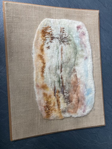 Vintage textile fibre - textile, art
