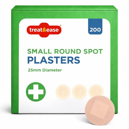 200 round spot plasters 5cm - round,