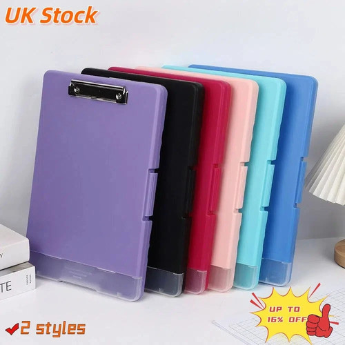 Clipboard with storage case - with,
