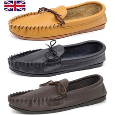 Mens Black Grey Tan Leather