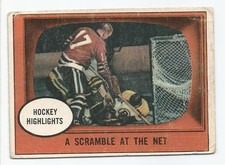1961-62  TOPPS NHL A SCRAMBLE
