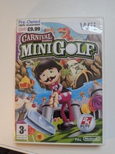 Carnival Games: Mini Golf (Nintendo Wii, 2008) PAL - Complete with Manual & Disc