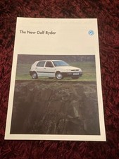 VW Golf Ryder Limited Edition