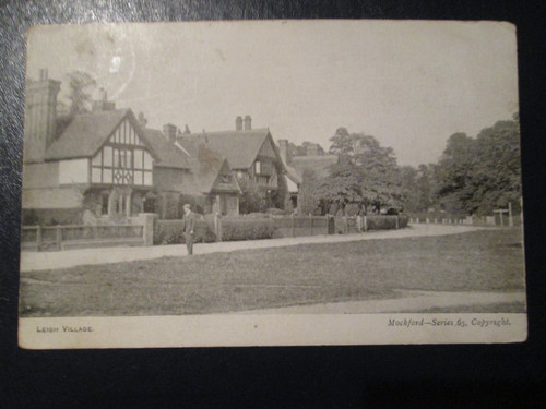 Postcard leigh village - postcard,