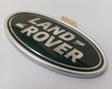 Genuine Green & Silver Oval Rear Badge for Land Rover  J8A2-001B46-A