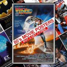 Nostalgic 80s movie poster - 80s,