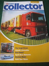 CORGI COLLECTOR MAGAZINE APR 2004 CORGI CIRCUS LINCOLN LIMOUSINE RED DWARF GOLD