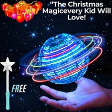 Pro Flying Ball Space Orb Magic Mini Drone UFO Boomerang Boy Girl Toy XMAS Gift