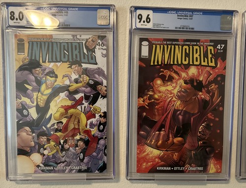 Invincible cgc lot x 2 - 46,