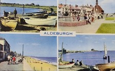 Aldeburgh Multiview Vintage Postcard
