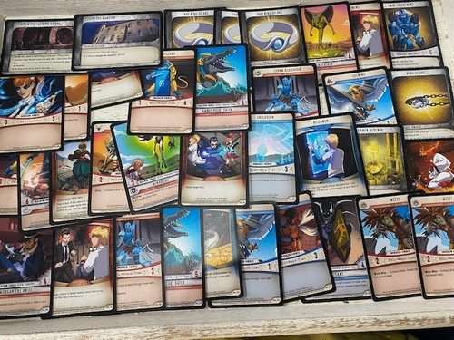 Huntik cards with - , mat