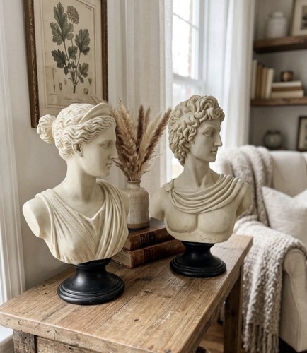 Vintage sculpture greek roman - sculpture,