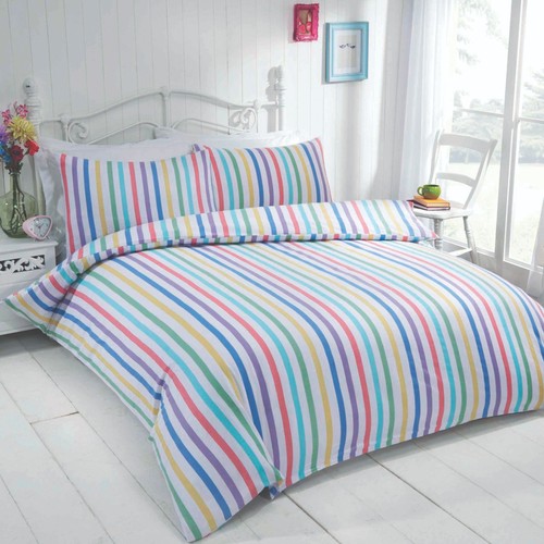 Candy stripe flannelette - stripe, duvet