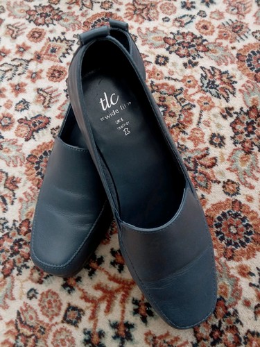 Ladies navy leather - leather, uk
