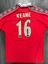 Umbro Manchester United 1998/1999 Home Shirt KEANE 16 Mens Medium