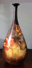 Antique Royal Bonn Handpainted Vase/Urn Floral Decoration 19th Century 17" High