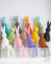 Ribbed Bunny Shelf Decor 3D