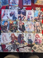 Goddess Story Waifu Girl Anime Holo Foil Cards Lot Bundle Of 15 CCG Tcg (4) Gift