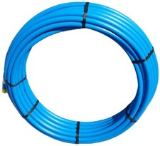 63mm Blue MDPE Pipe Alkathene