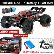 High Speed 4WD Off Road Buggy Truck Brushless RC Car 50-80KM/H Adjustable Speed