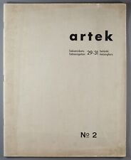 Original Artek no2  furniture catalogue 1939 Alvar Aalto with receipts