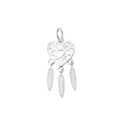 Sterling silver dream catcher - silver,