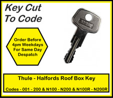 Roof box key - to, range