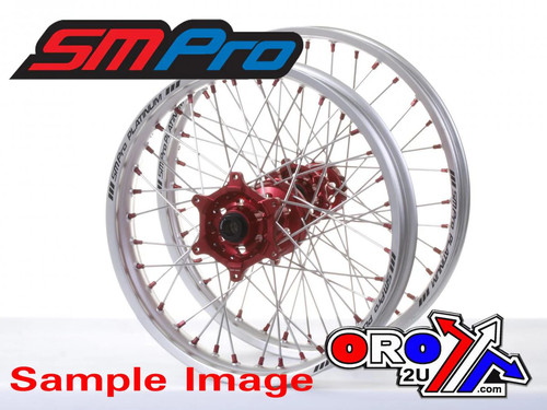 19x2 wheel hon - wheel, silver/red