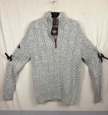 Superdry Mens Cable Knit