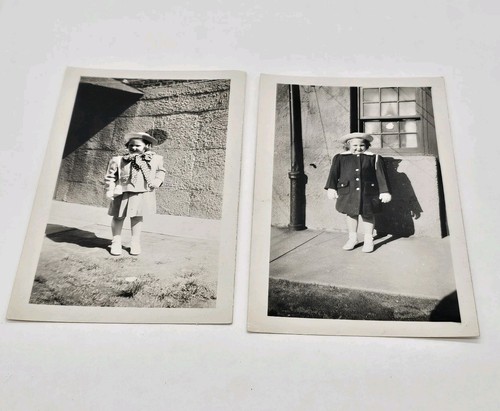 Two vintage snapshot photos - vintage,