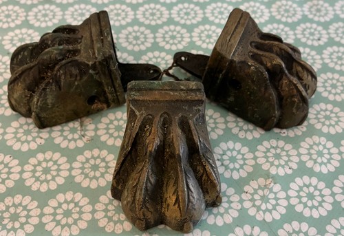 Antique brass claw - feet, table