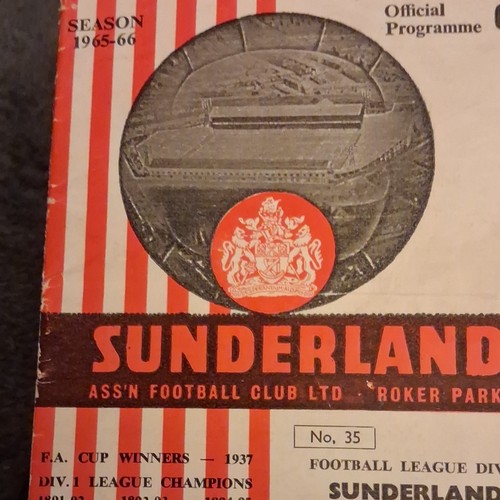 Sunderland official programme - sunderland,