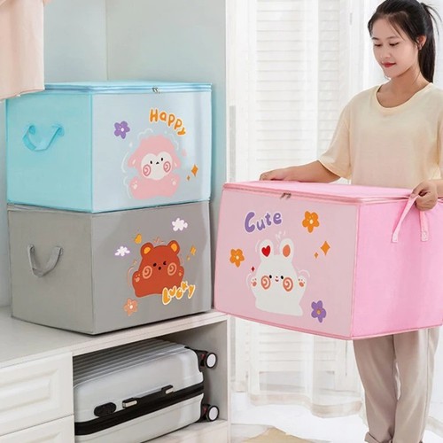 Foldable felt storage - felt, cube